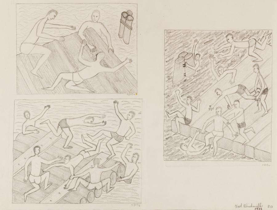 Personen: Szenen im Schwimmbad