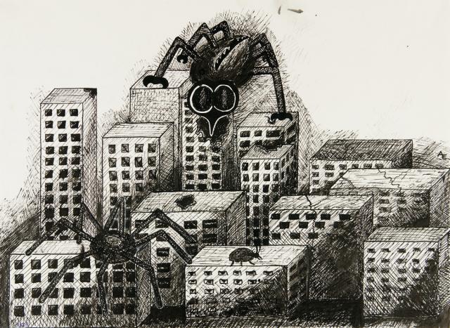 Angriff von Rieseninsekten