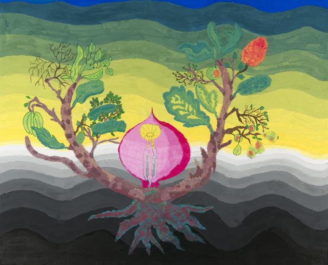 Surrealistische Pflanze