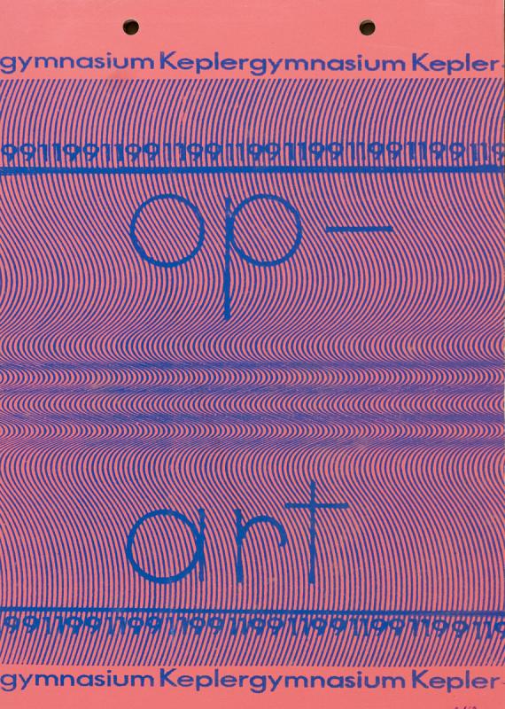 1991 Siebdruck Op Art