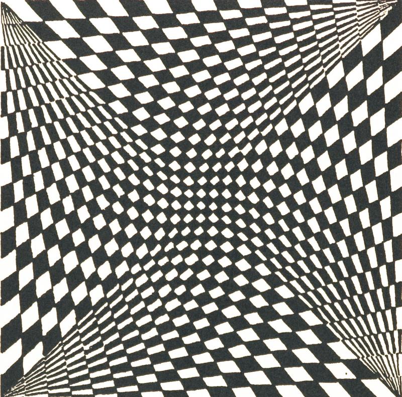 1991 Siebdruck Op Art