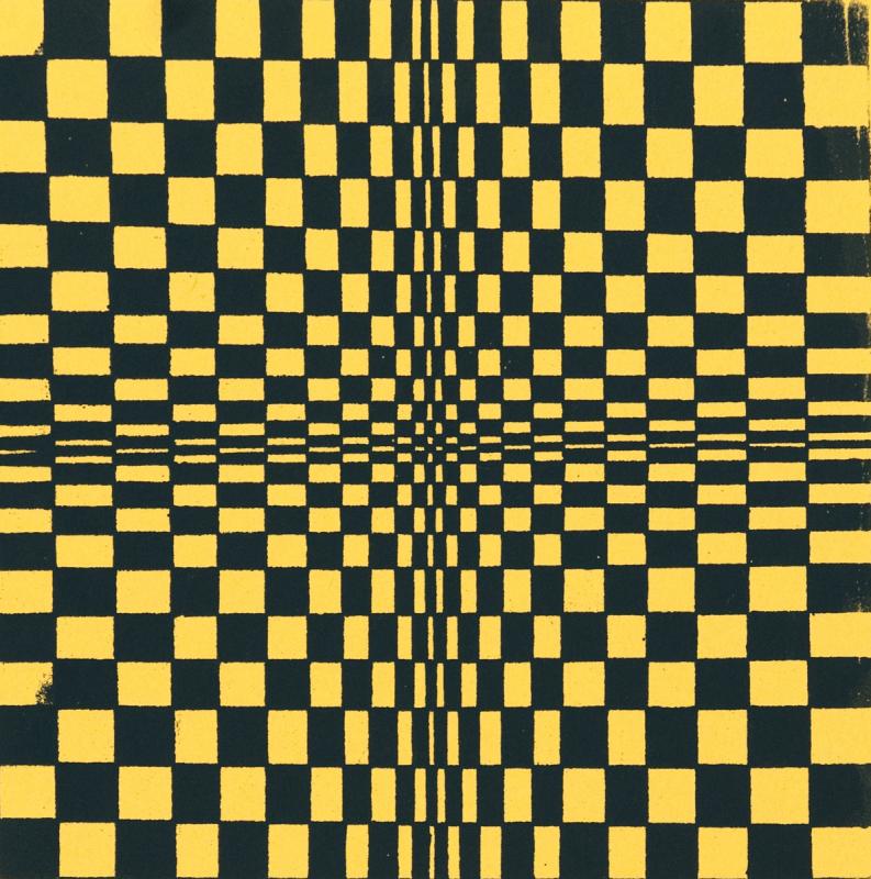 1991 Siebdruck Op Art