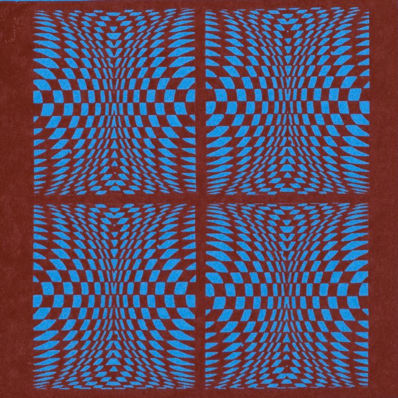 1991 Siebdruck Op Art