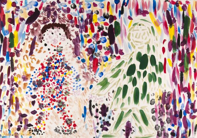 Herr Punkt und Herr Strich begegnen sich