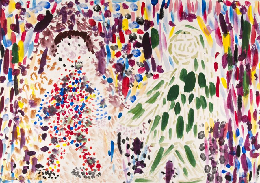 Herr Punkt und Herr Strich begegnen sich