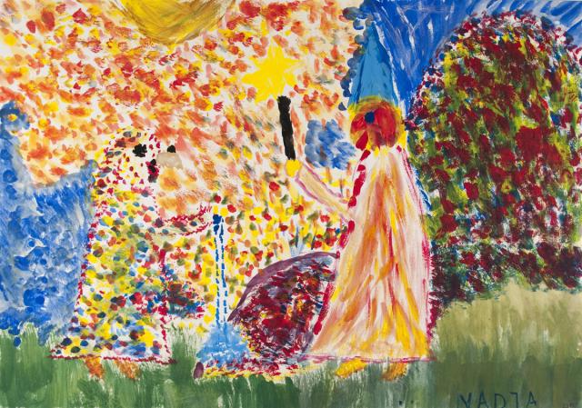 Herr Punkt und Herr Strich begegnen sich