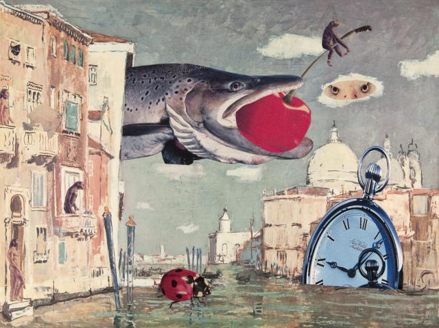 Surrealistische Stadt