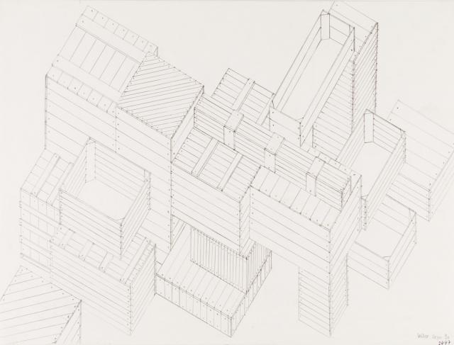 Grundriss-Schrägbild: Kisten