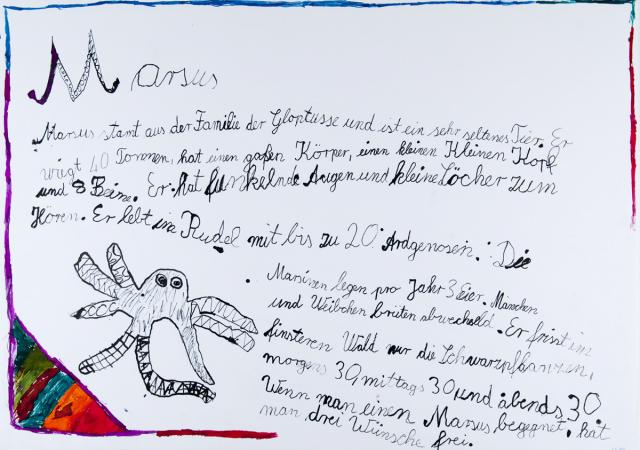 Ein ausgestorbenes Tier 