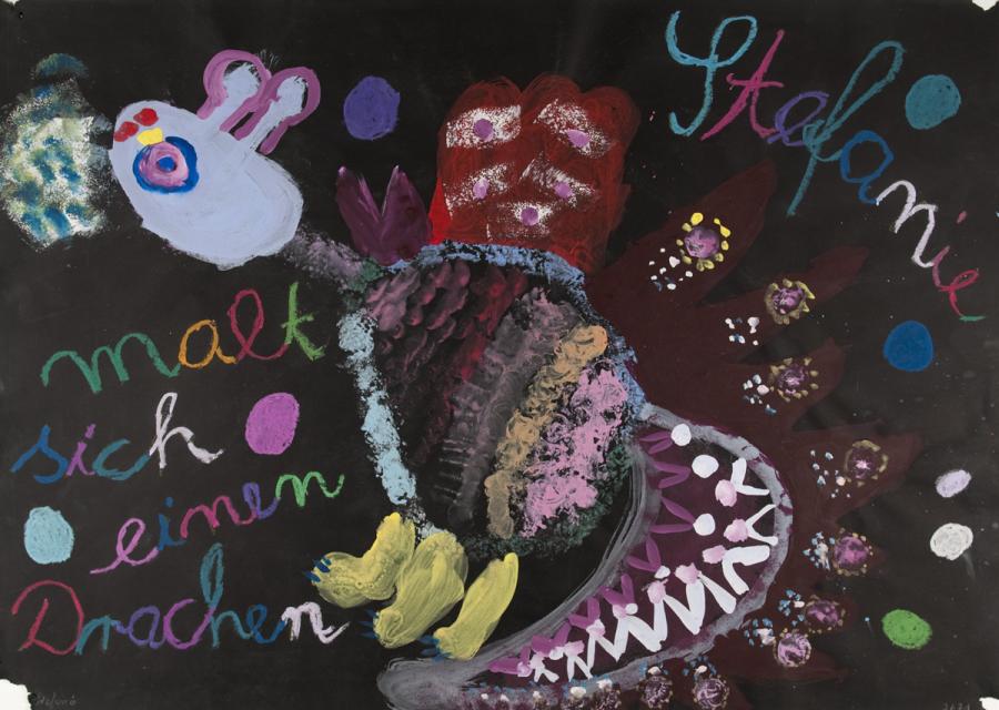 Geschichte: Hanno malt sich einen Drachen