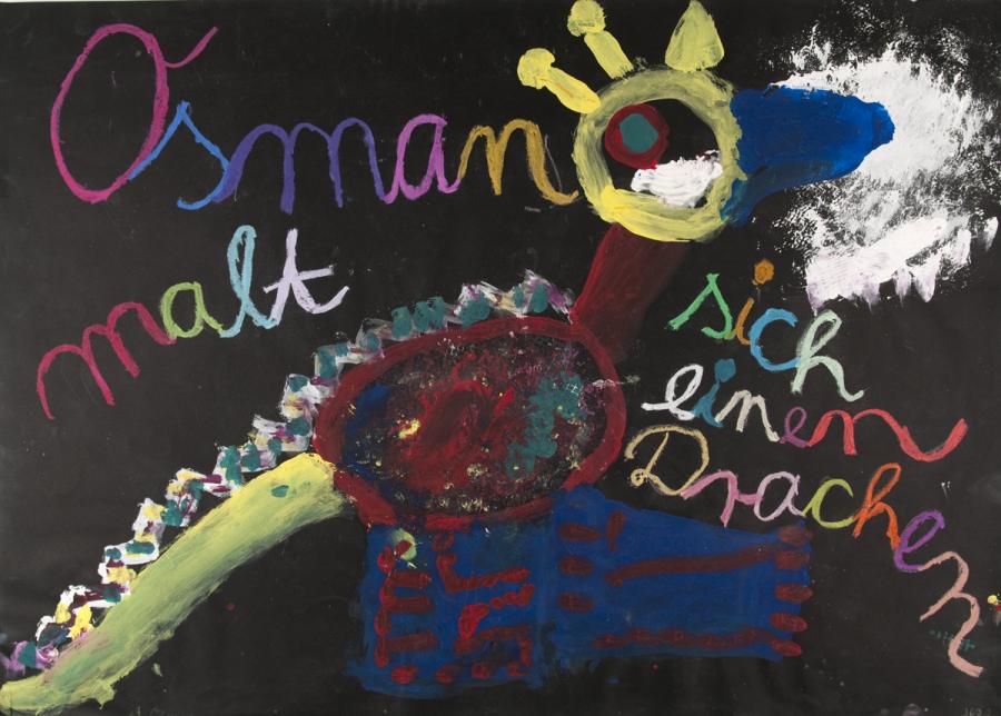 Geschichte: Hanno malt sich einen Drachen