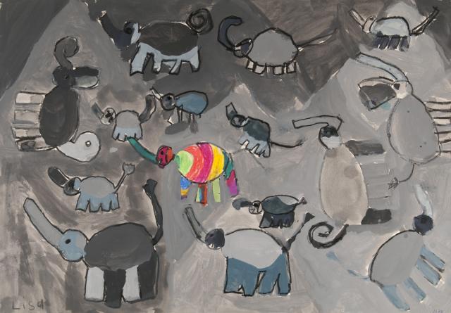 Geschichte: Elmar und seine Freunde