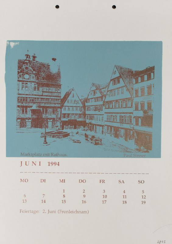 Tübinger Ansichten in Photographie und Siebdruck von 1864 bis 1994