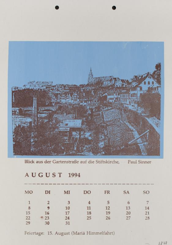 Tübinger Ansichten in Photographie und Siebdruck von 1864 bis 1994