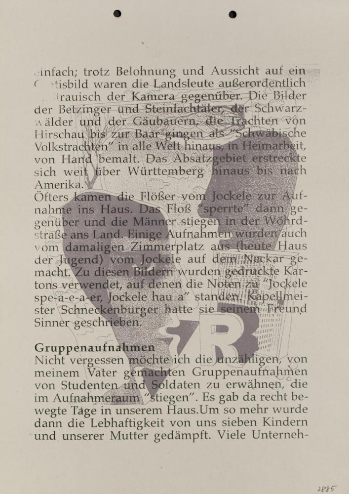 Tübinger Ansichten in Photographie und Siebdruck von 1864 bis 1994