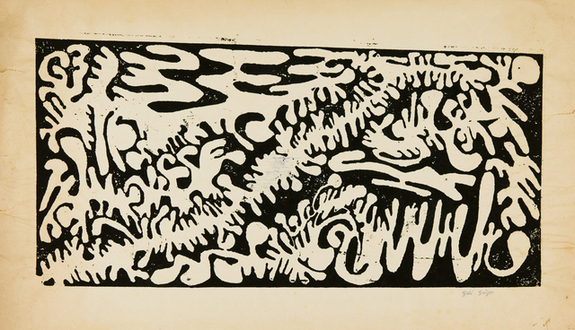 Flächengestaltung, Weißlinienschnitt