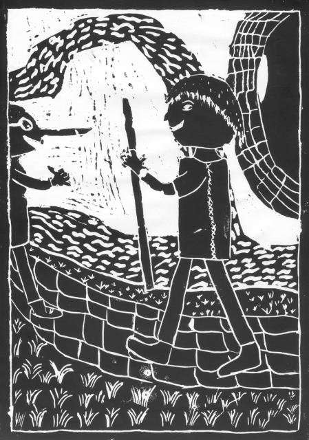 Eine erfundene Figur lernt die Welt kennen