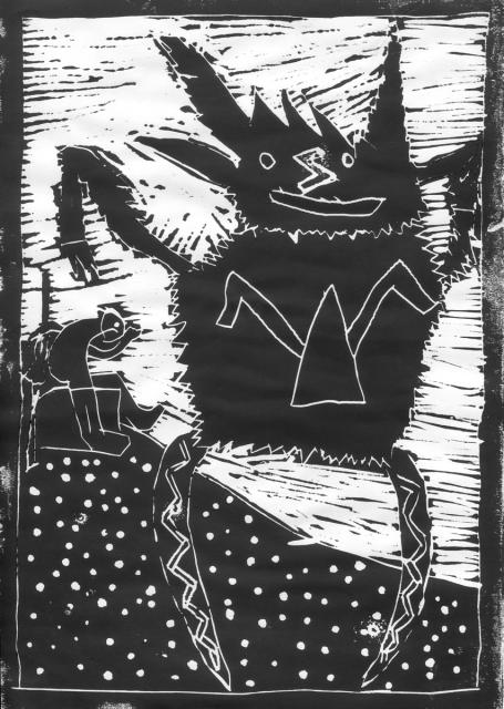 Eine erfundene Figur lernt die Welt kennen