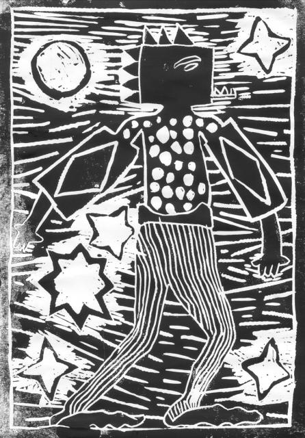 Eine erfundene Figur lernt die Welt kennen