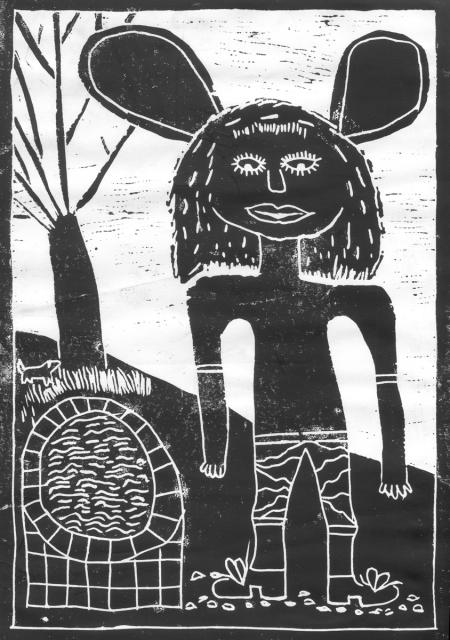 Eine erfundene Figur lernt die Welt kennen