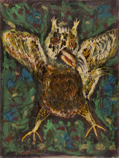 Ein Tier versteckt sich