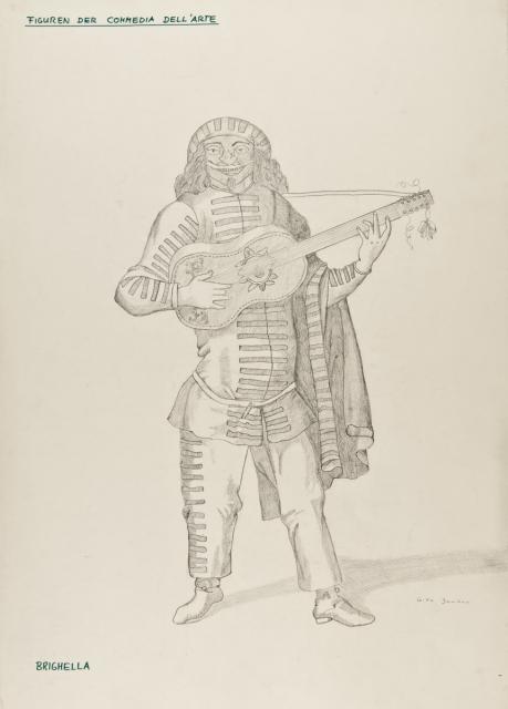 Person: Figuren aus der Commedia Dell' Arte