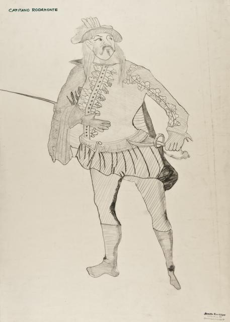 Person: Figuren aus der Commedia Dell' Arte