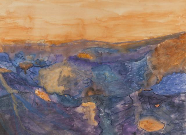 Expressive Landschchaft: Vulkanlandschaft