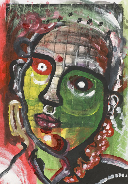 Verfremdetes Porträt