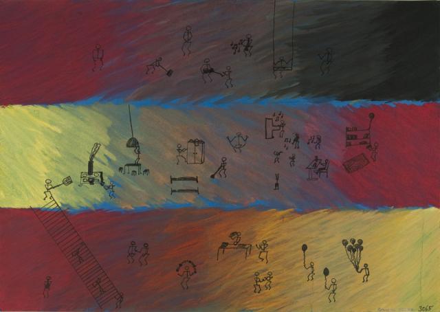 Was die Leute an einem Tag tun