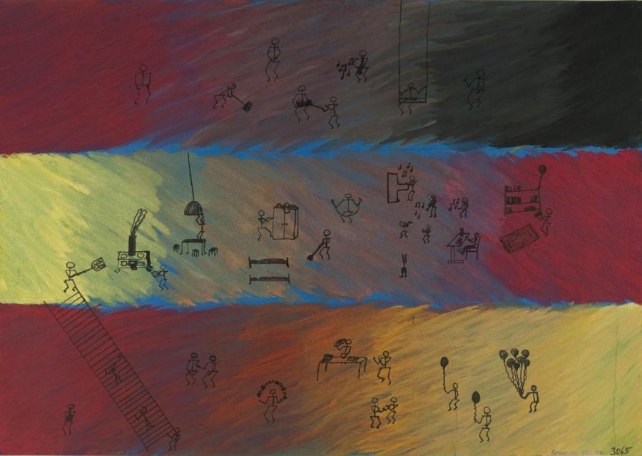 Was die Leute an einem Tag tun