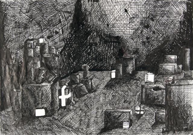 Parallelperpektive: Lagerraum