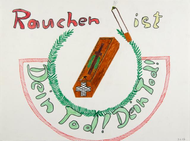 Anti-Raucher-Plakat