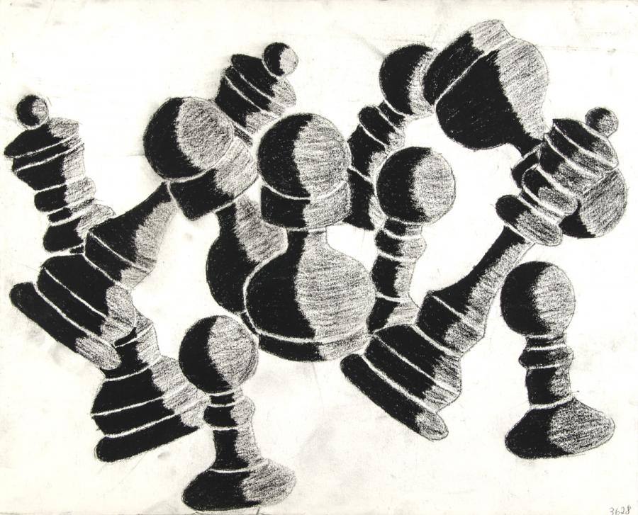 Geometrische Formen: Schachfiguren