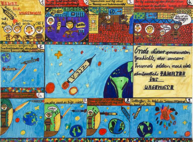 Bildergeschichte: Flug ins All