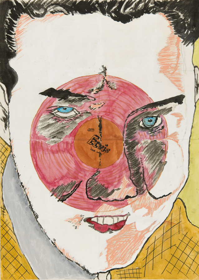 Verfremdung eines Porträts