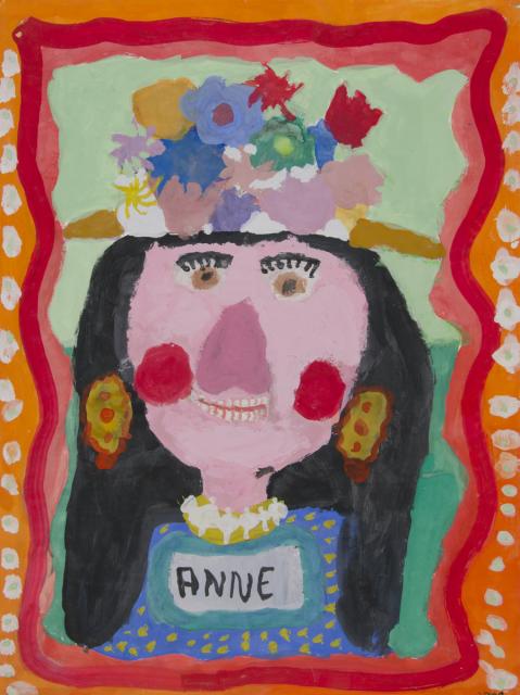 Porträt im Bilderrrahmen