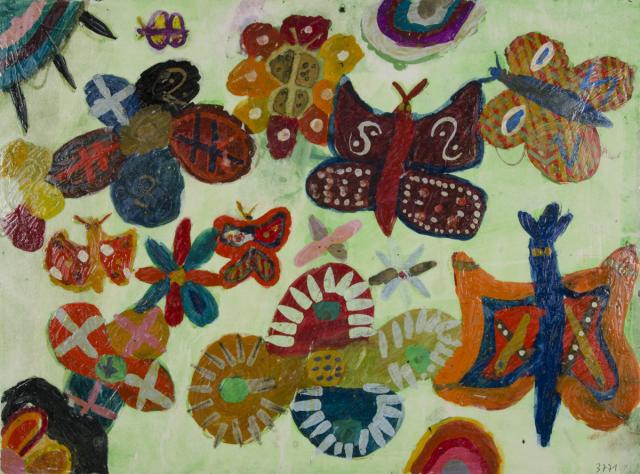 Schmetterlinge und Blumen