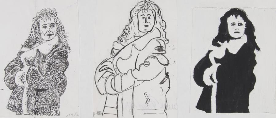 Umwandeln einer Bildvorlage: Dame