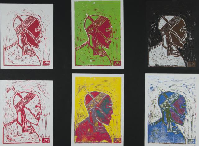 Porträt einer Afrikanerin