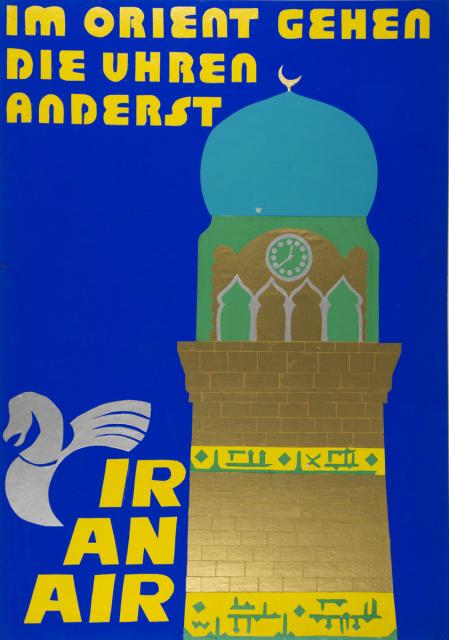 Plakat für eine Fluggesellschaft