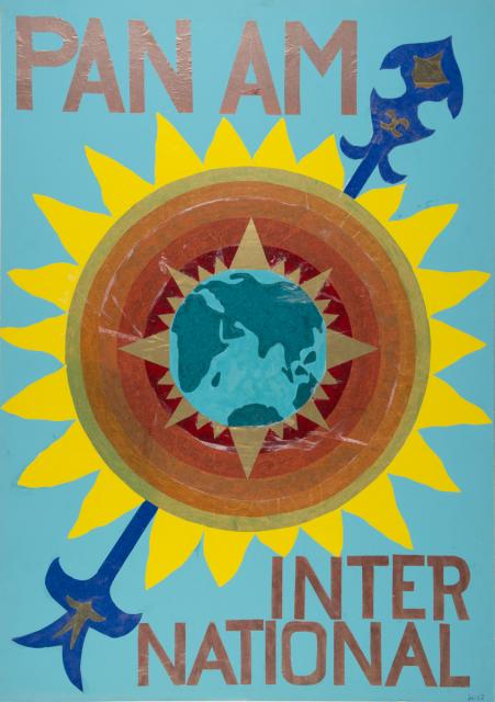 Plakat für eine Fluggesellschaft