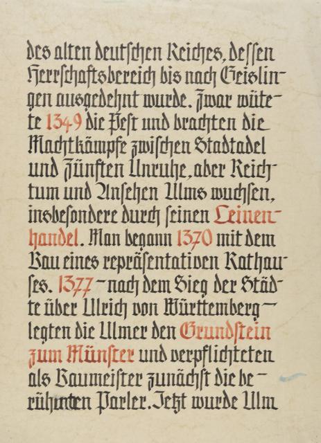 Schriftblatt