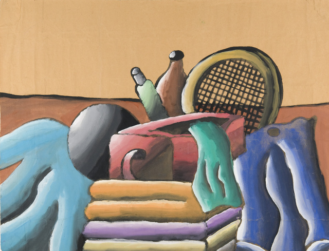 Stillleben mit Sportartikeln