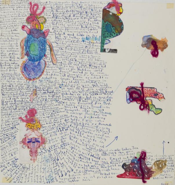 Kleksbilder: Erfundene Tiere