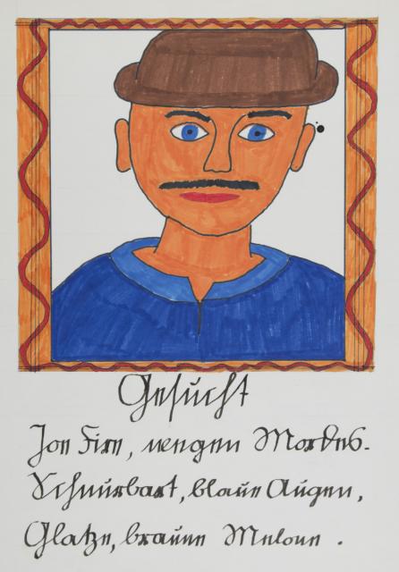 Altes Fahndungsplakat