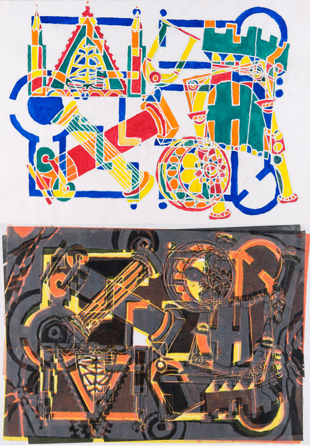 Bildkomposition mit bekannten Architekturbeispielen