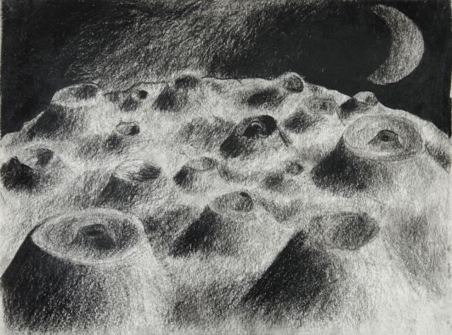 Landschaft: Kraterlandschaft