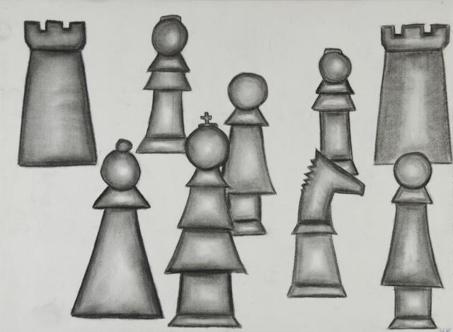 Geometrische Formen: Schachfiguren