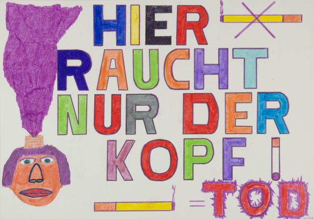 Anti-Raucher-Plakat